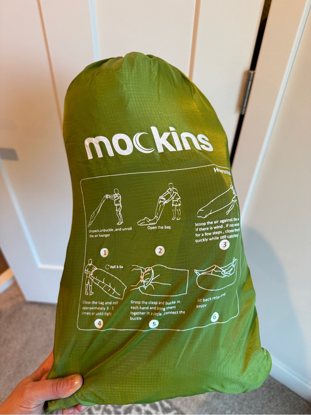 Green Inflatable Lounger